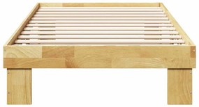 tömör tölgyfa ágykeret matrac nélkül 90x190 cm