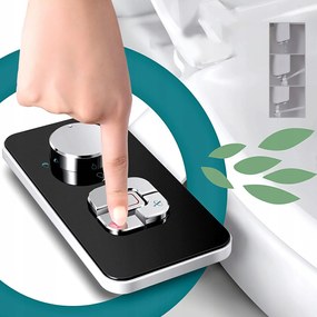 Bidé Wc-ülőke Fedél Dupla Fúvókák Japán Wc Bidé