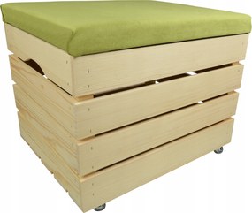 Fenyő Puff Ülőke Láda Fa Láda