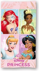 Disney Hercegnők Magical fürdőlepedő, strand törölköző 70x140cm (Fast Dry)