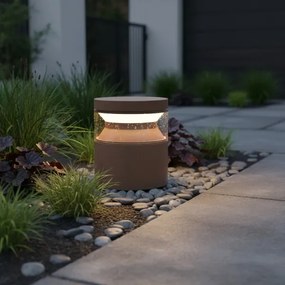 Ideal Lux - LED Kültéri lámpa BOEING LED/14W/230V 15 cm IP65 barna