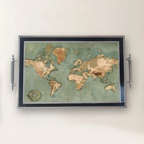 Üveg tálca, 38×24 cm – TPG9941