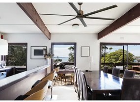 FARO 33462A - Mennyezeti ventilátor ANDROS XL barna á. 213 cm + távirányító