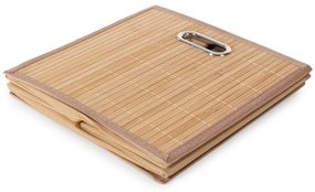 Natúr színű bambusz tárolódoboz 31x31x31 cm – Compactor