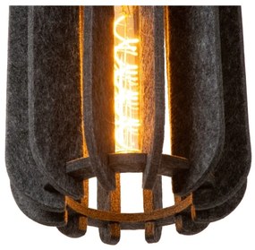 Lucide 45492/03/36 - Csillár zsinóron RAFAL 3xE27/40W/230V fekete/szürke