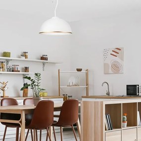 Csillár rúdon RETRO II 1xE27/60W/230V fehér