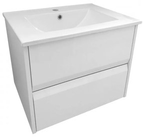 Mirano Paladium fürdőszobabútor + mosdókagyló + szifon - 50 cm (fehér)