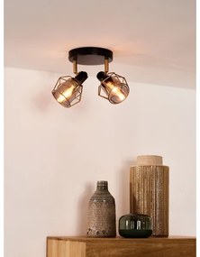 Lucide 77977/12/30 - Spotlámpa NILA 2xE14/25W/230V