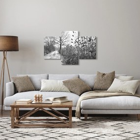 Kép - Mezők télen (90x60 cm)