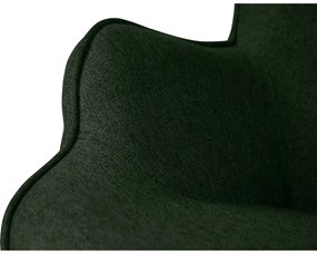 Sötétzöld fotel Niko – Ropez