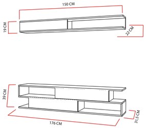 Nappali fal Simpsonic (fehér + fekete)  . 1102575