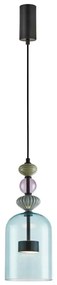Milagro LED Csillár zsinóron ARTE LED/12W/230V átm. 16 cm fekete ML0358