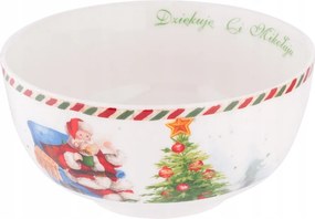 Karácsonyi Tálka, Salátástál Gyerekeknek Levél a Mikulásnak, 14 cm