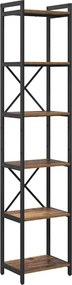 vidaXL Könyvespolc Régi fa 40 x 30 x 189,5 cm Faanyag