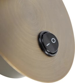 Okos bronz fali spotlámpa forgatható és dönthető kapcsolóval, Wi-Fi GU10 50mm - Karin 1