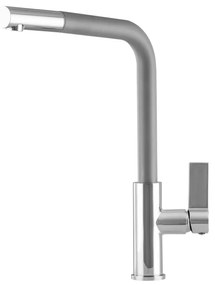 Sink Quality Base Mosogató Csaptelep - Kihúzható zuhanyfej, Matt Szürke