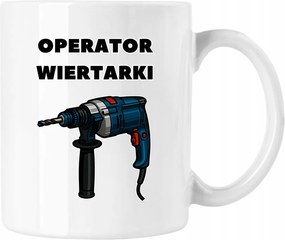 Bögre Operátor Fúrógép Humorral Fehér 330ml