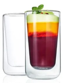 Duplafalú pohár szett 2 db-os 320 ml Nero – Blomus