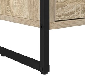 vidaXL Éjjeli asztal Sonoma 39,5 x 30 x 50 cm Faanyag