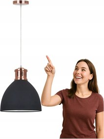 Lola függőlámpa MD-HN8100-BK+RC Italux