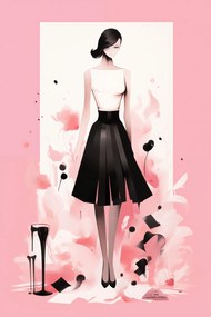 Poszter 30x45cm Pasztell Love