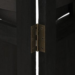 Fekete Tömörfa Paraván. EF-L145 BK