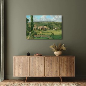 Kép - Camille Pissarro, Landscape at Les Pâtis, Pontoise, reprodukciók (90x60 cm)