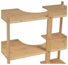 Natúr színű bambusz mosdó alatti szekrény 60x60 cm – Casa Selección