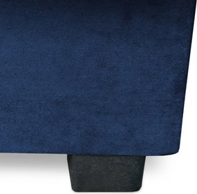 Ágyazható kanapé sötétkék színben, velúr kárpittal SIGMA