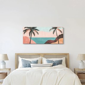 Kép - Pálmafák a tengernél (120x50 cm)