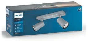 Philips 50572/48/PN - LED Spotlámpa MYLIVING PAISLEY 2xGU10/5,5W/230V