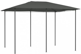 antracitszürke pavilon 3 x 4 x 2,6 m 160 g/m²
