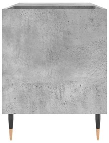 betonszürke szerelt fa hanglemezszekrény 85x38x48 cm
