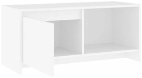 fehér szerelt fa TV-szekrény 90 x 35 x 40 cm