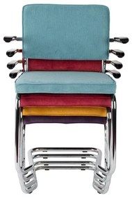 Ridge Kink Rib 2 db fekete karfás szék - Zuiver