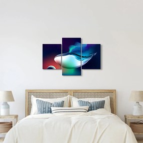 Kép - Egy bálna az űrben (90x60 cm)