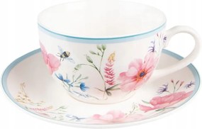Meadow porcelán csésze és csészealj 12x8x10 cm