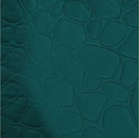 Türkizkék ágytakaró STONE Méret: 200 x 220 cm