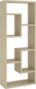 vidaXL sonoma tölgy szerelt fa fali polc 36 x 16 x 90 cm