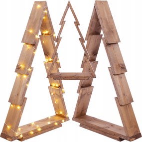 Fa álló karácsonyfa 75,5x48cm Összeszerelt Impregnált barna dísz