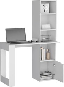 Polcos íróasztal tárolóval 98,5x45x148cm barna FUR1234-3