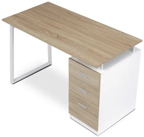 Irodai Íróasztal 120×60 cm, Sonoma Tölgy Melamin. APC-3218 SON