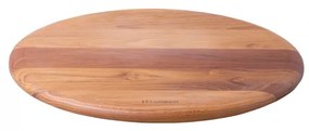 Kerek teakfa vágódeszka 20,3 x 35 x 6 cm - GAYA Wooden (593736)