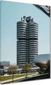 Vászonkép 70x100 Bmw Felhőkarcoló Épület