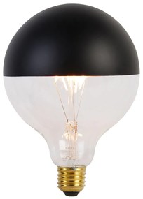E27 szabályozható LED lámpa fejtükör G125 fekete 4W 200 lm 1800K