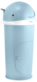 Világoskék műanyag szemetes pelenkákhoz 25 l Whale – Kindsgut