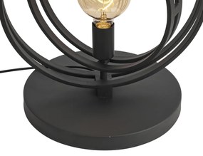 Modern állólámpa fekete 3-lámpás - Indu