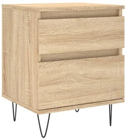 2 db sonoma tölgy éjjeliszekrény 40 x 35 x 50 cm