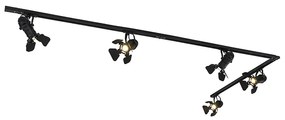 Okos sínrendszer fekete 5-lámpás, WiFi-vel, GU10 - Movie