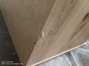 AKCIÓ Éjjeliszekrény ENTSIAN 40x40cm, artisan tölgy II. osztály